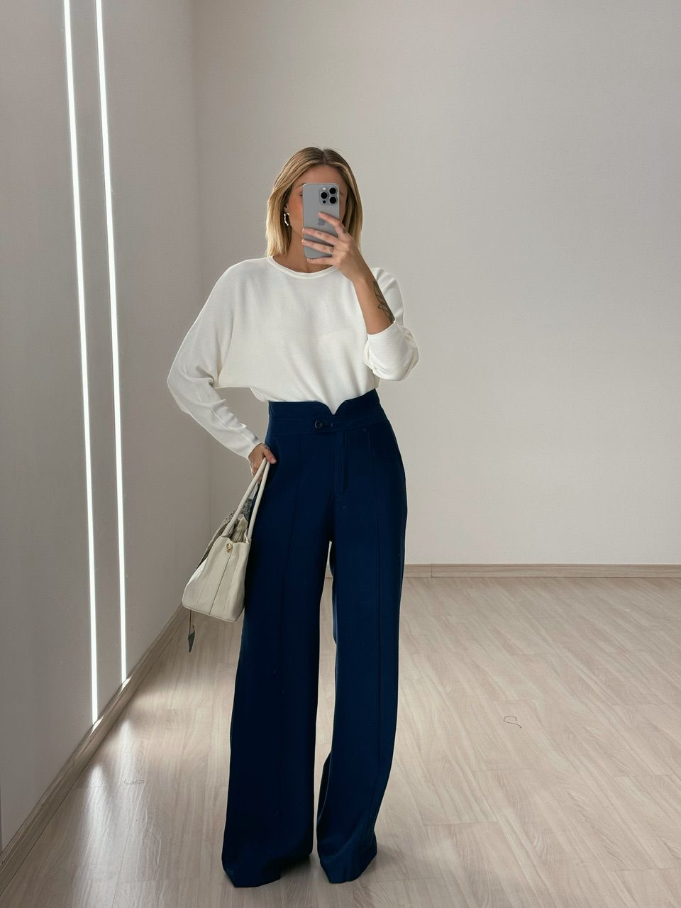 CALÇA LETÍCIA 02 PANTALONA MARINHO