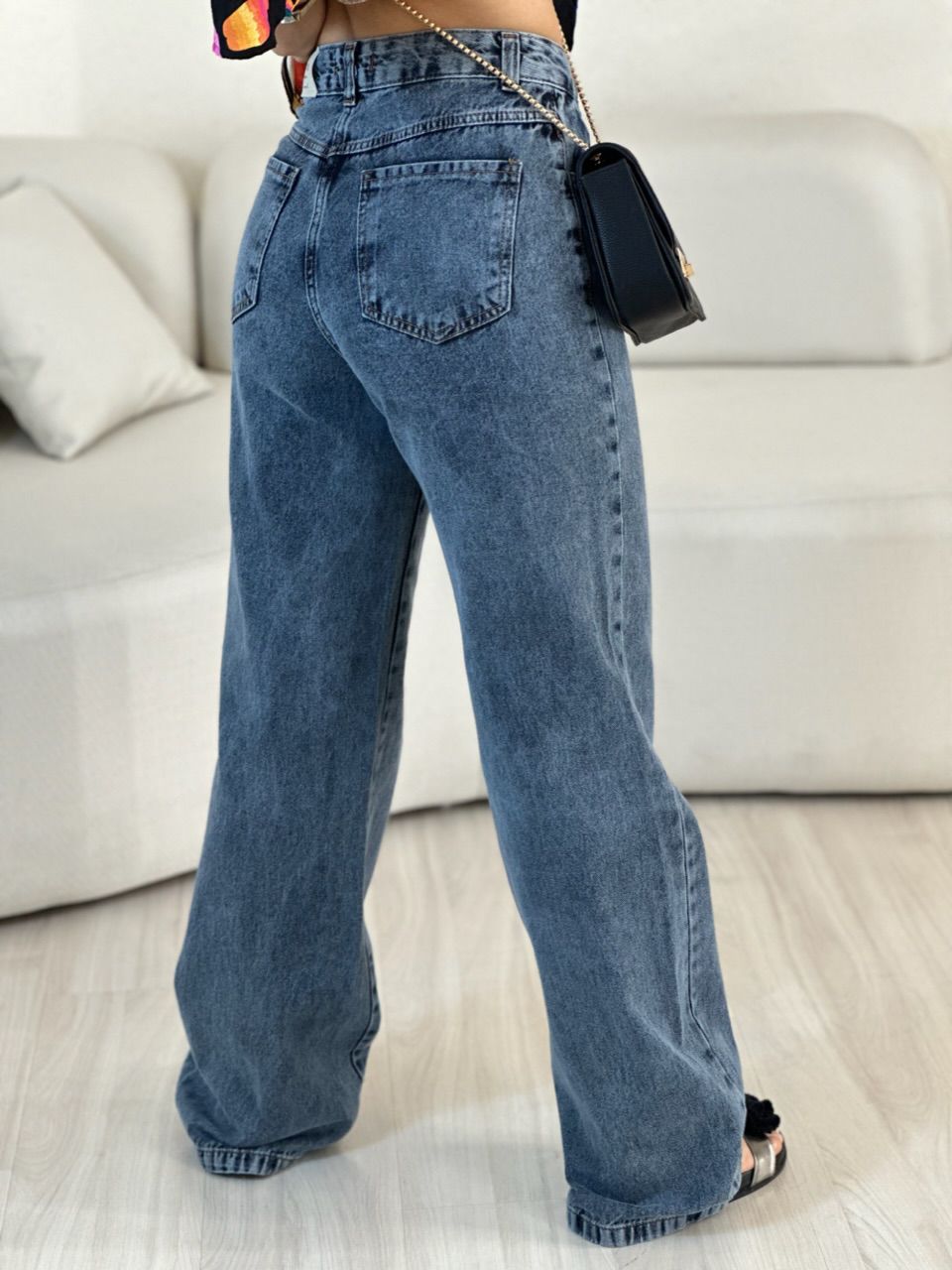 CALÇA LÍVIA JEANS ESTONADA