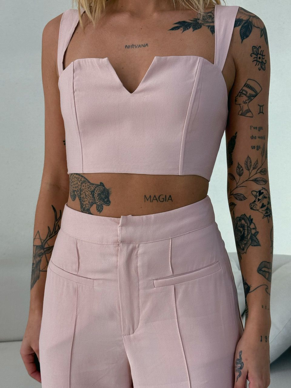 CONJUNTO ROBERTA CALÇA ROSÊ
