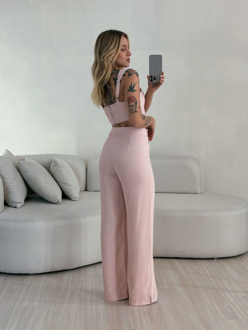 CONJUNTO ROBERTA CALÇA ROSÊ