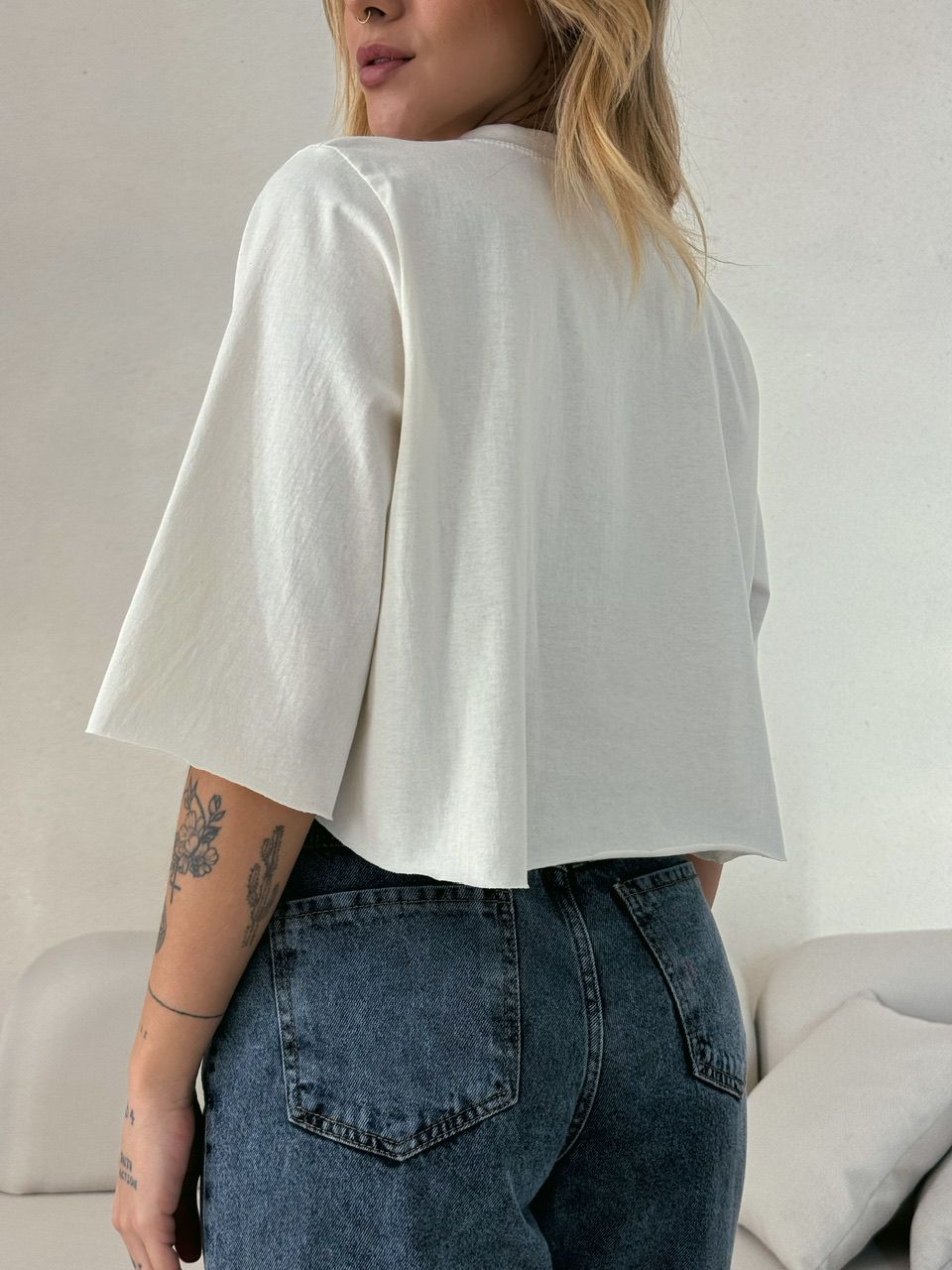 T-SHIRT ENJOY THE MOMENT OFF/ROSA