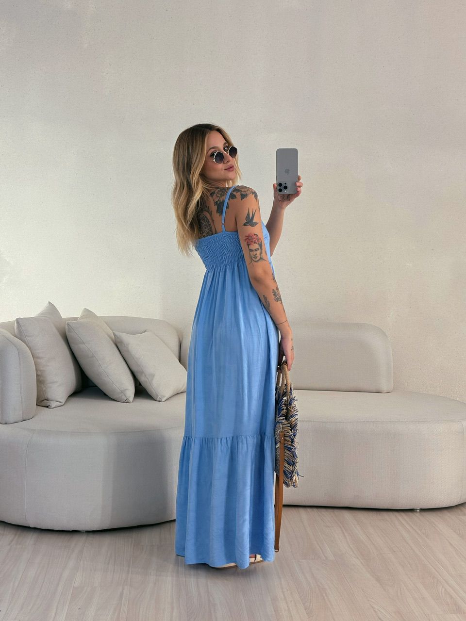 VESTIDO ALICIA ALÇA BABY BLUE