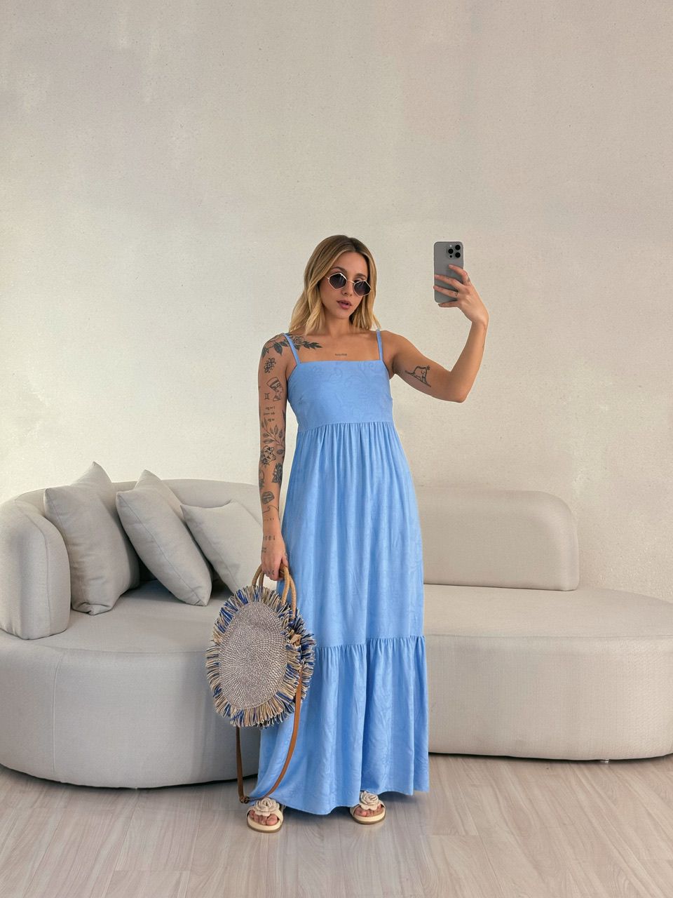VESTIDO ALICIA ALÇA BABY BLUE
