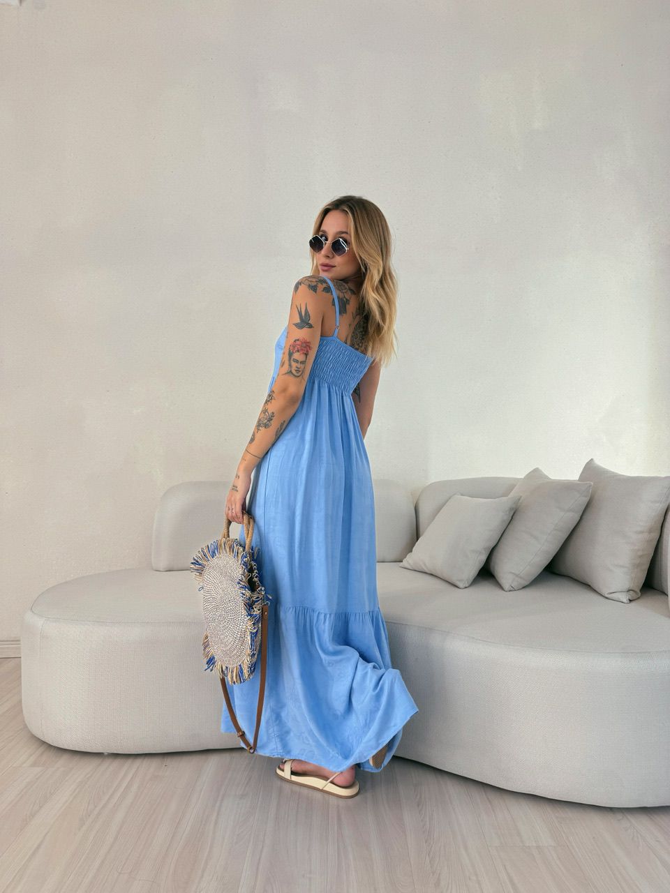 VESTIDO ALICIA ALÇA BABY BLUE
