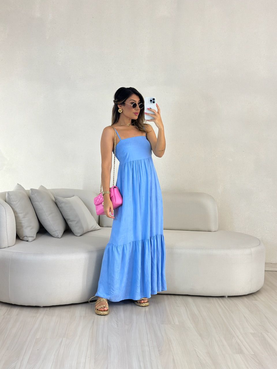 VESTIDO ALICIA ALÇA BABY BLUE