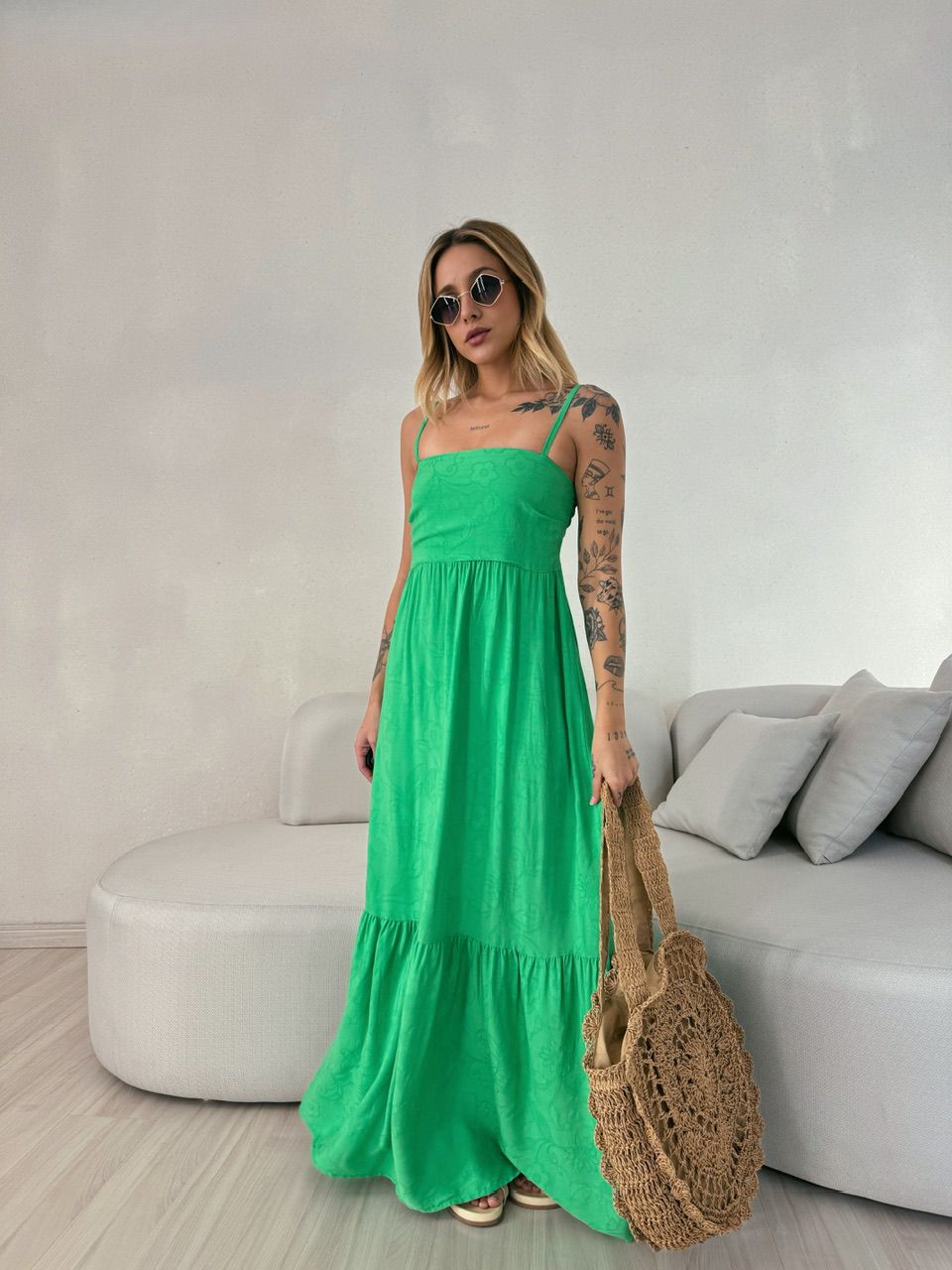 VESTIDO ALICIA ALÇA VERDE