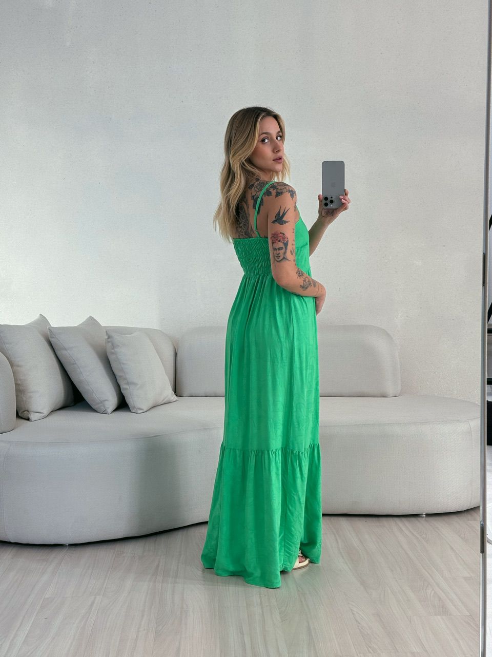 VESTIDO ALICIA ALÇA VERDE