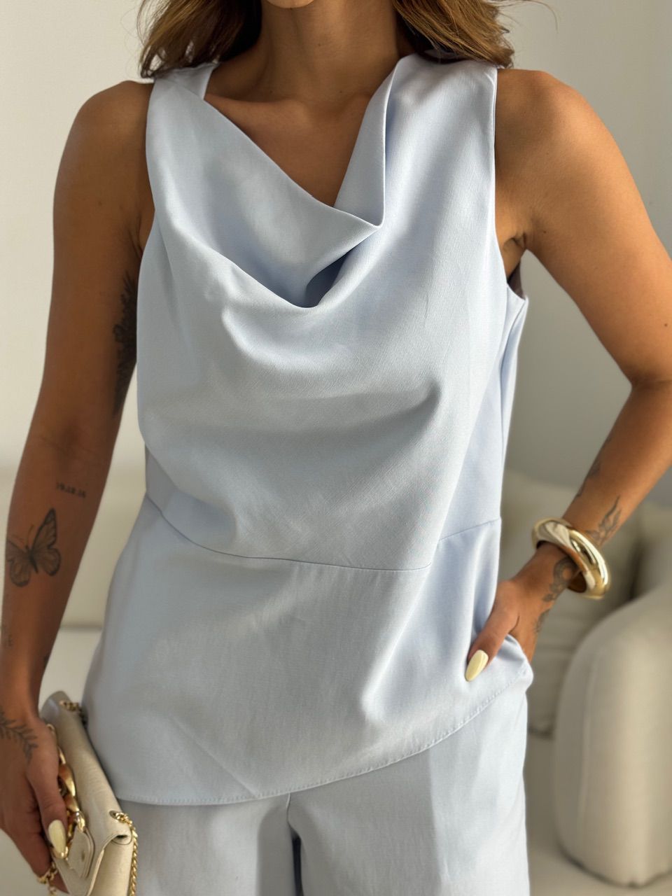 CONJUNTO EMILI SHORT AZUL