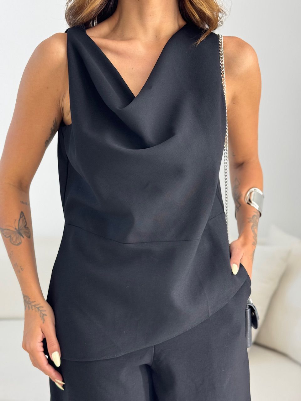 CONJUNTO EMILI SHORT PRETO