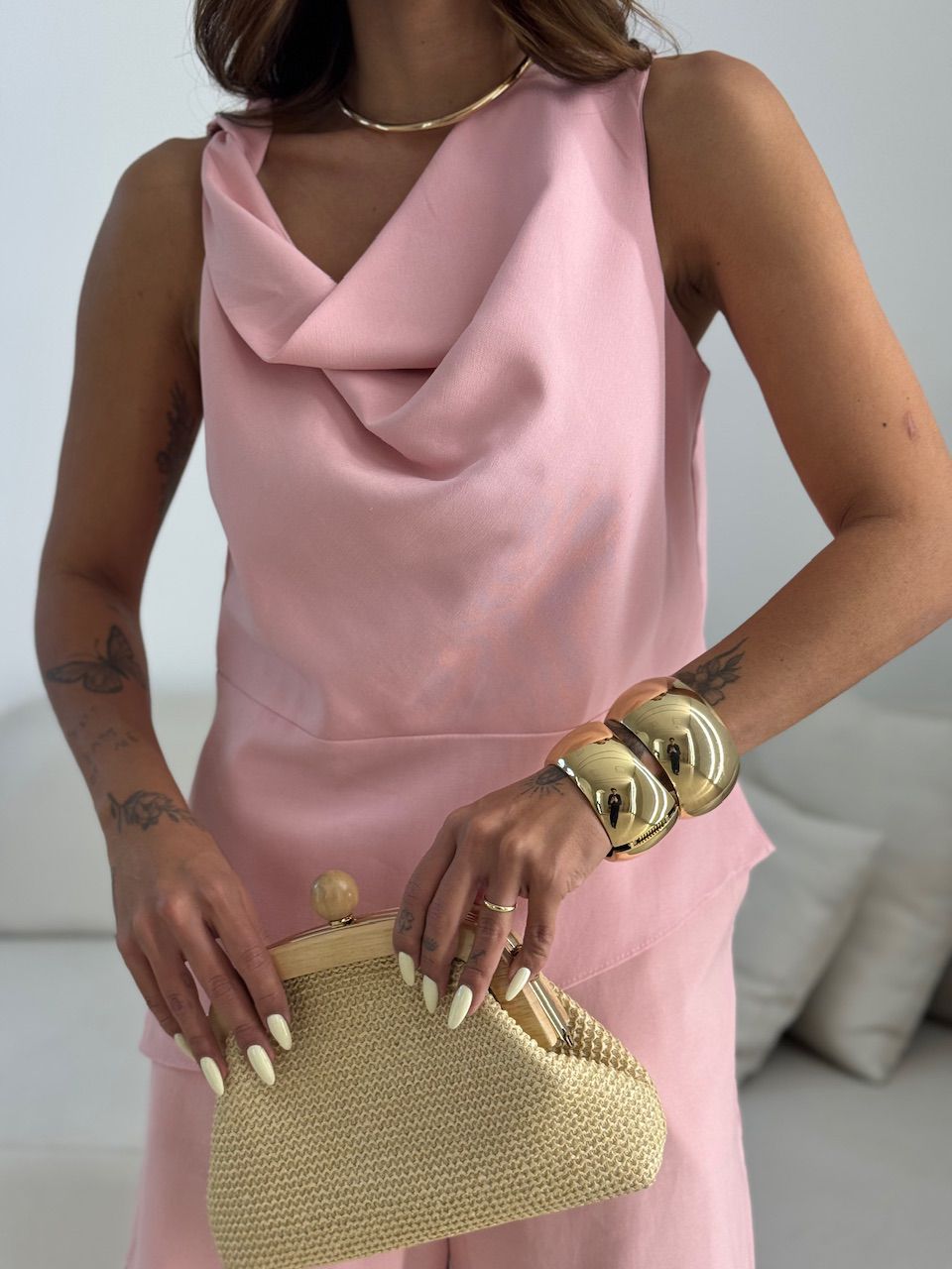 CONJUNTO EMILI SHORT ROSA