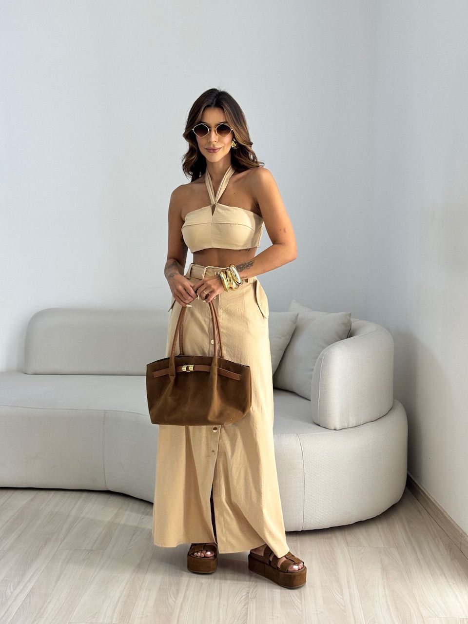 CONJUNTO MAIARA SAIA LONGA NUDE