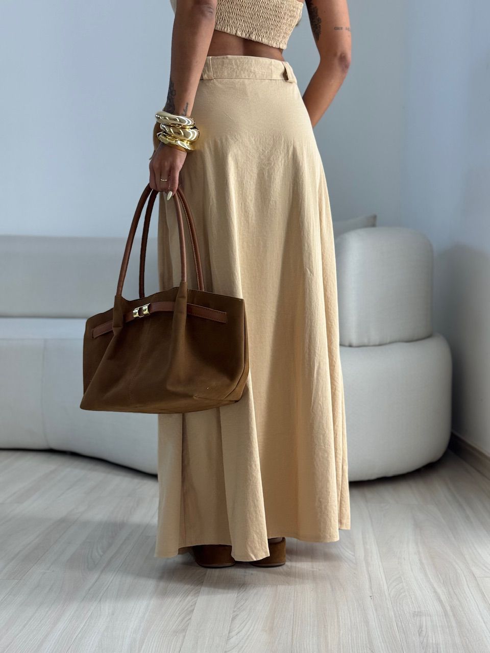 CONJUNTO MAIARA SAIA LONGA NUDE
