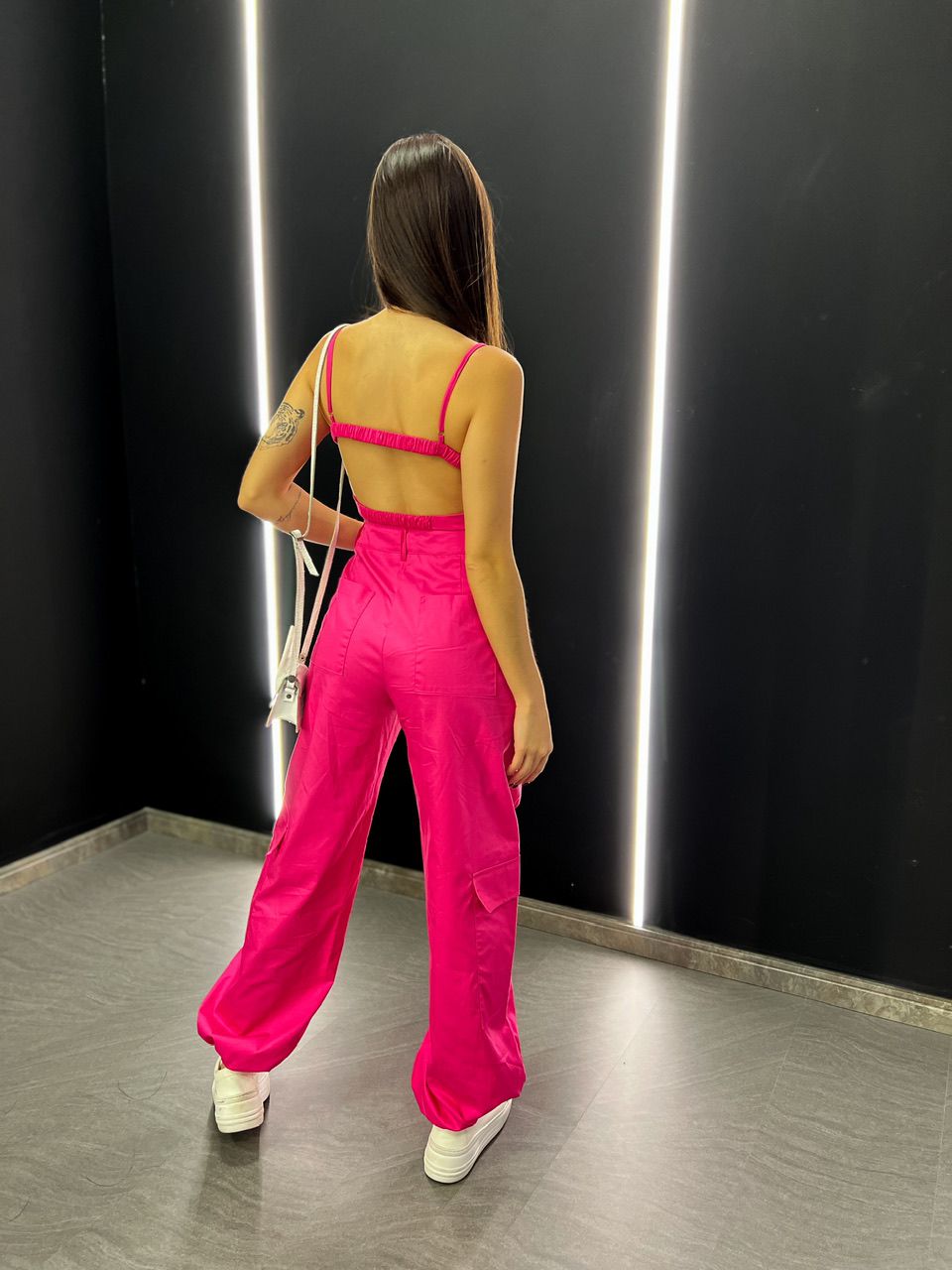 CONJUNTO CLARA CALÇA CARGO PINK