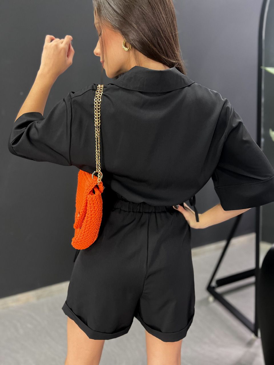 CONJUNTO GRAZI SHORT PRETO