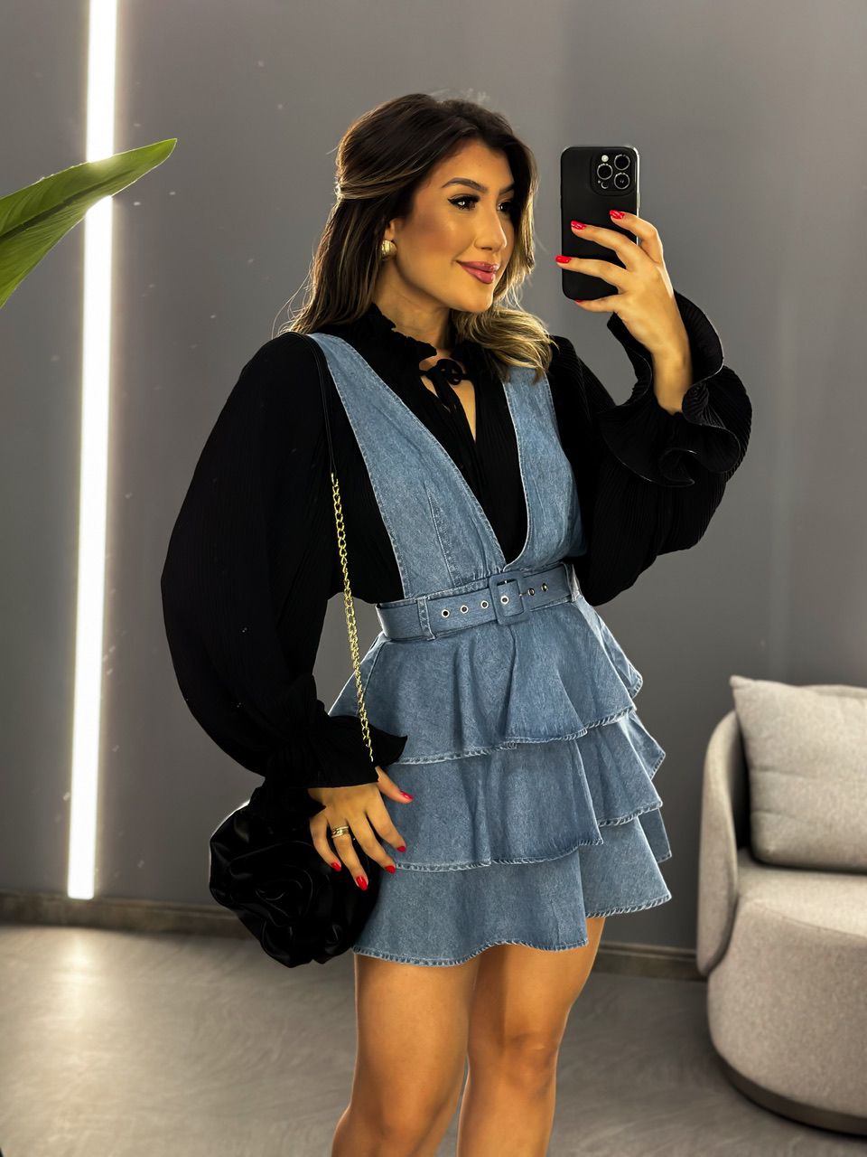 SALOPETE JEANS JEANS CLARO