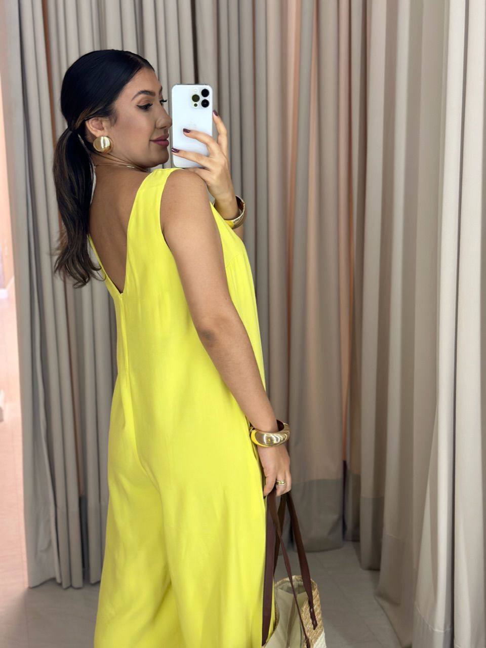 MACACÃO ALICE faixa Amarelo