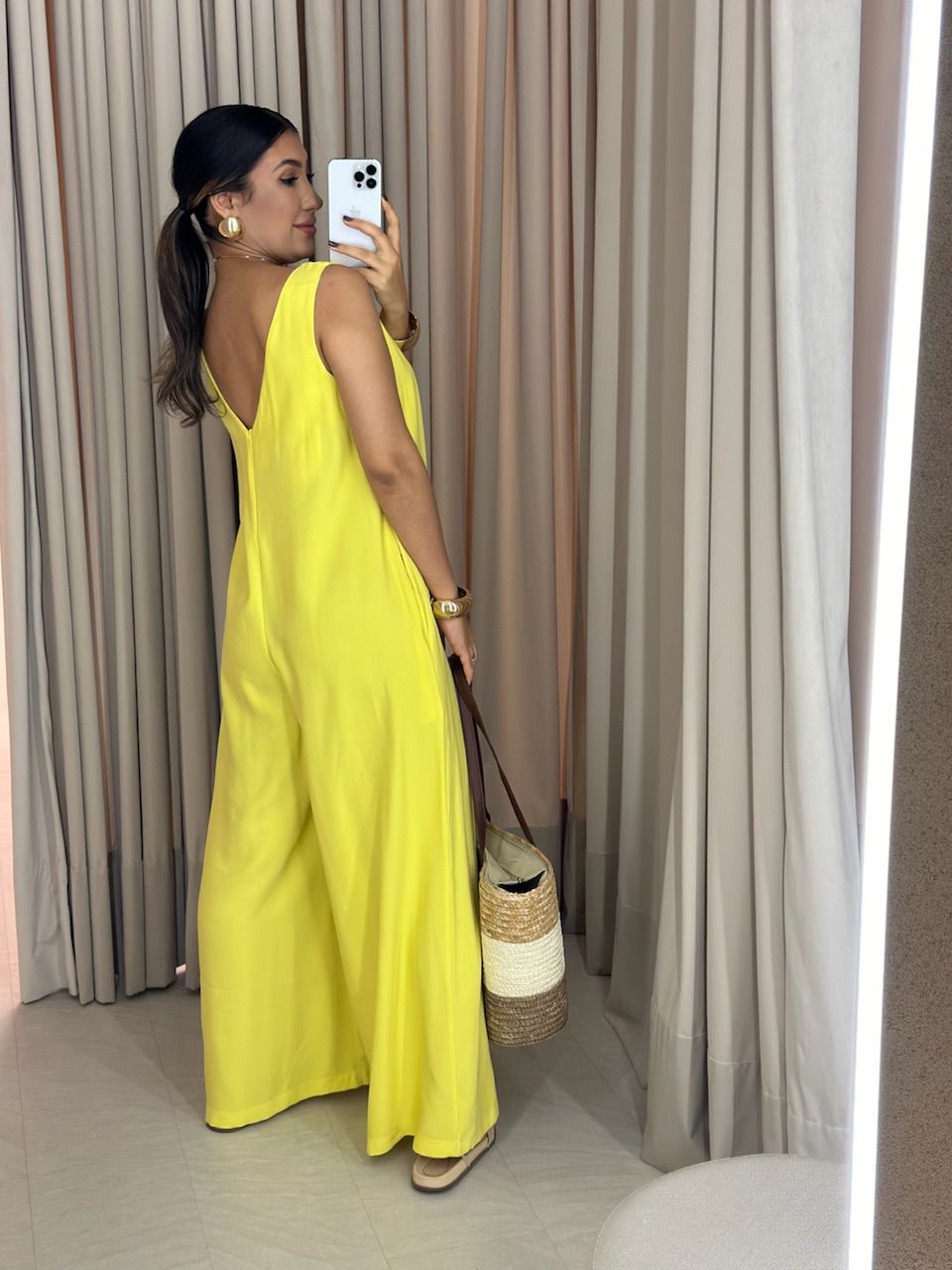 MACACÃO ALICE faixa Amarelo