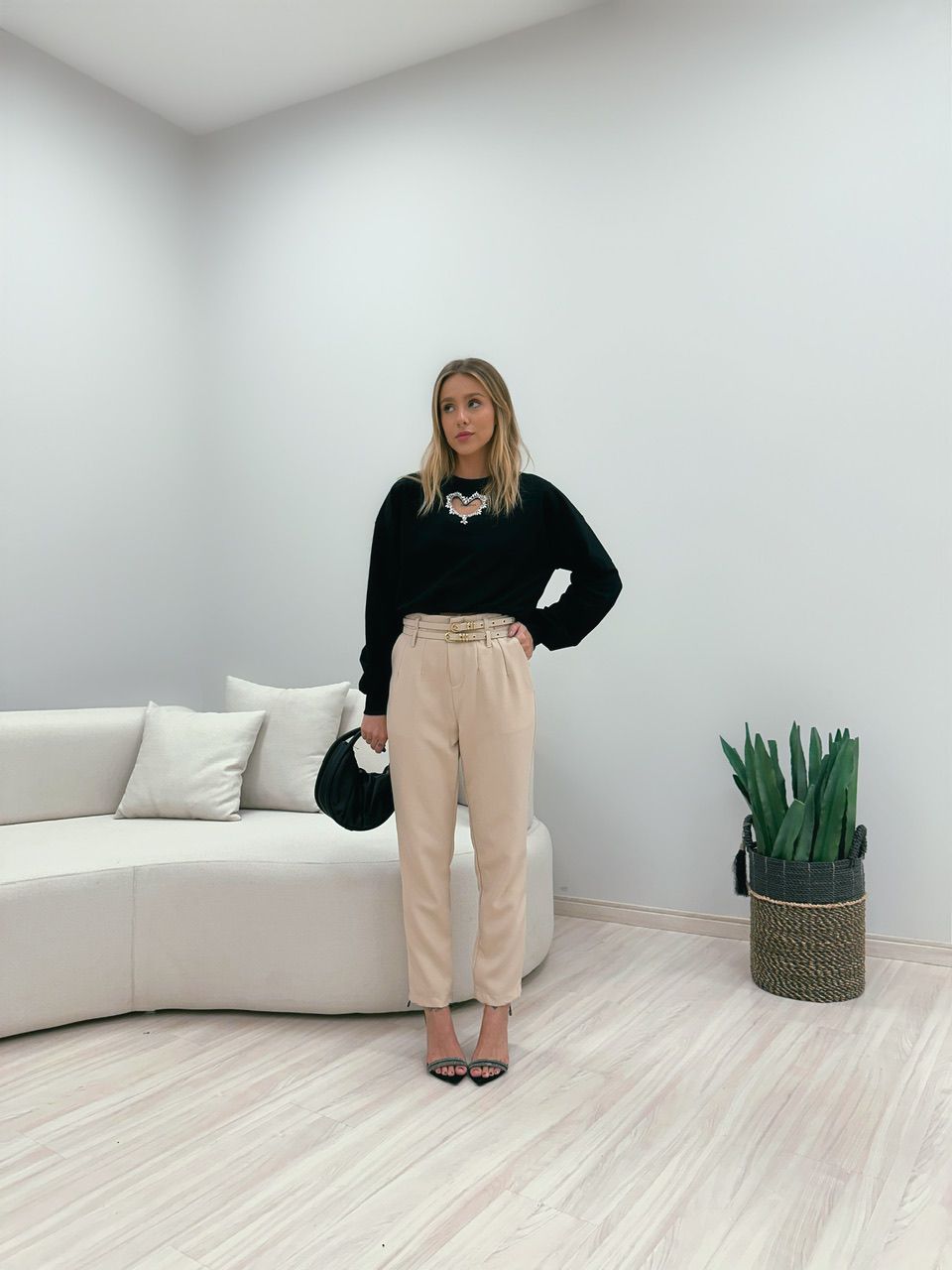 CALÇA YARA SKINNY MARFIM