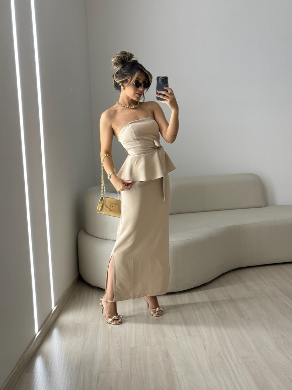 CONJUNTO LAURA SAIA MARFIM - 0050540056 - CAROLLA FERRARO