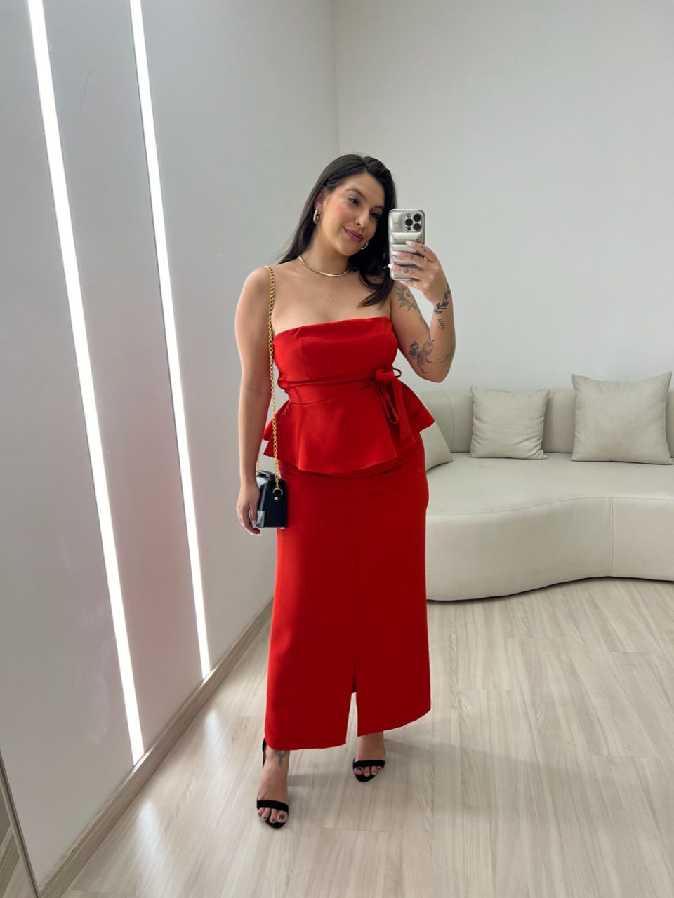 CONJUNTO LAURA SAIA VERMELHO