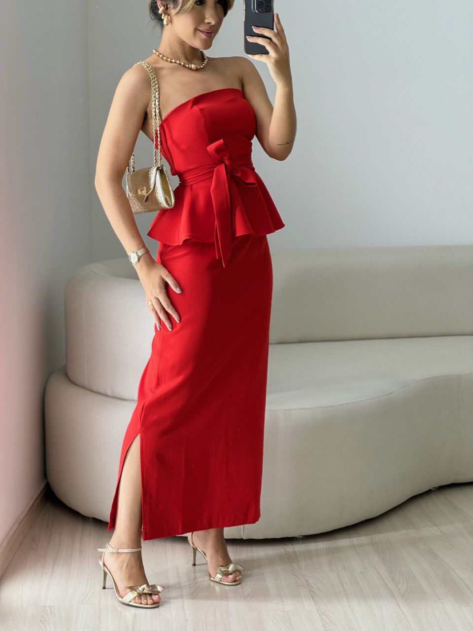 CONJUNTO LAURA SAIA VERMELHO