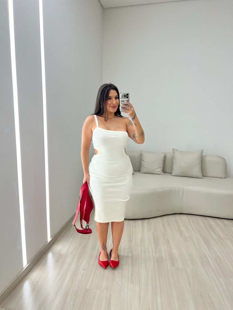 VESTIDO BETINA CANELADO OFF