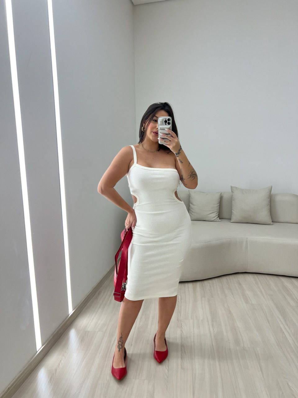VESTIDO BETINA CANELADO OFF