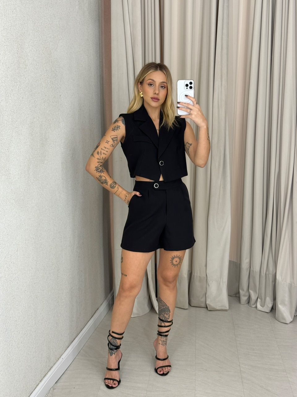 CONJUNTO JOYCE Short preto