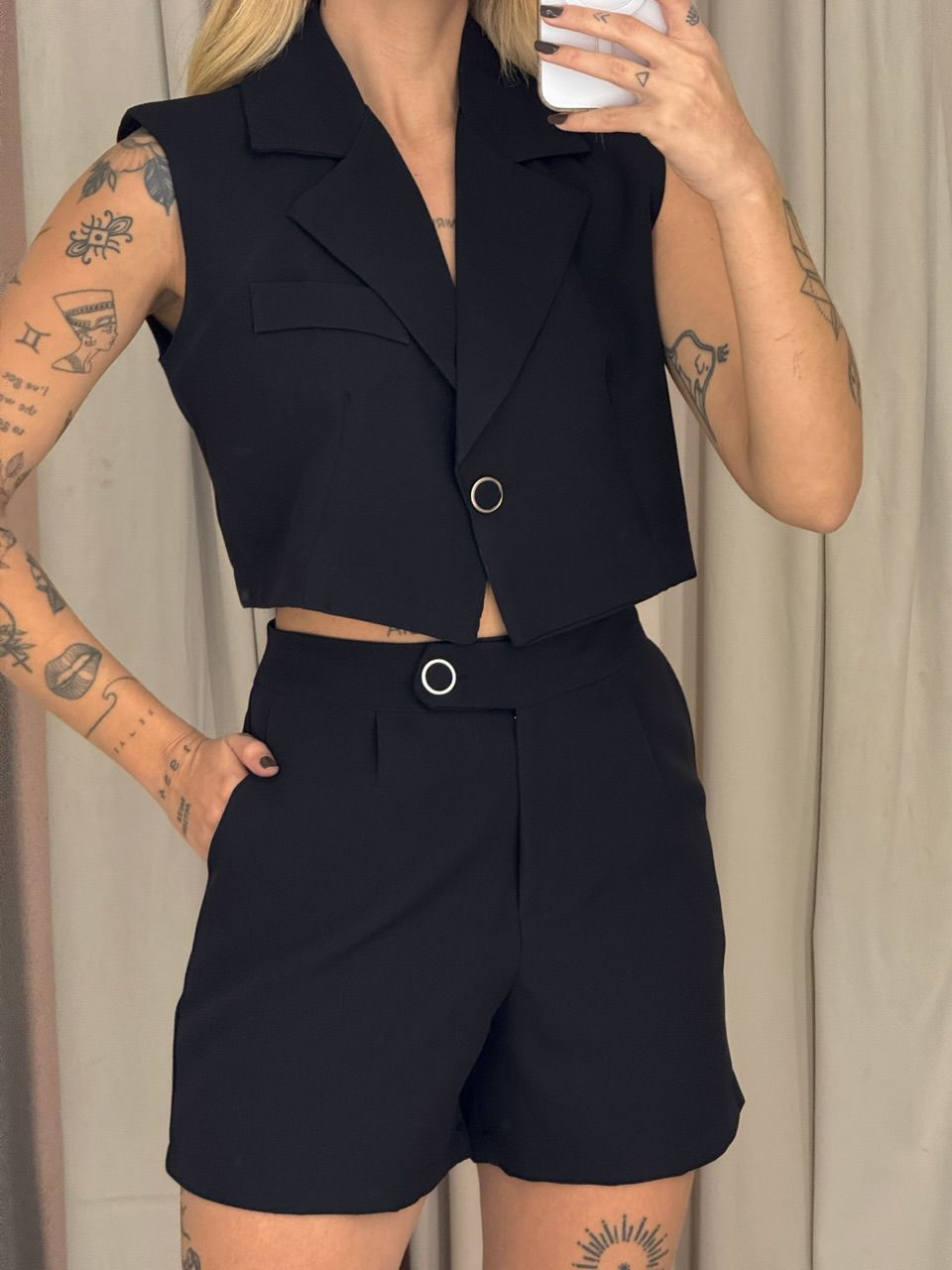 CONJUNTO JOYCE Short preto