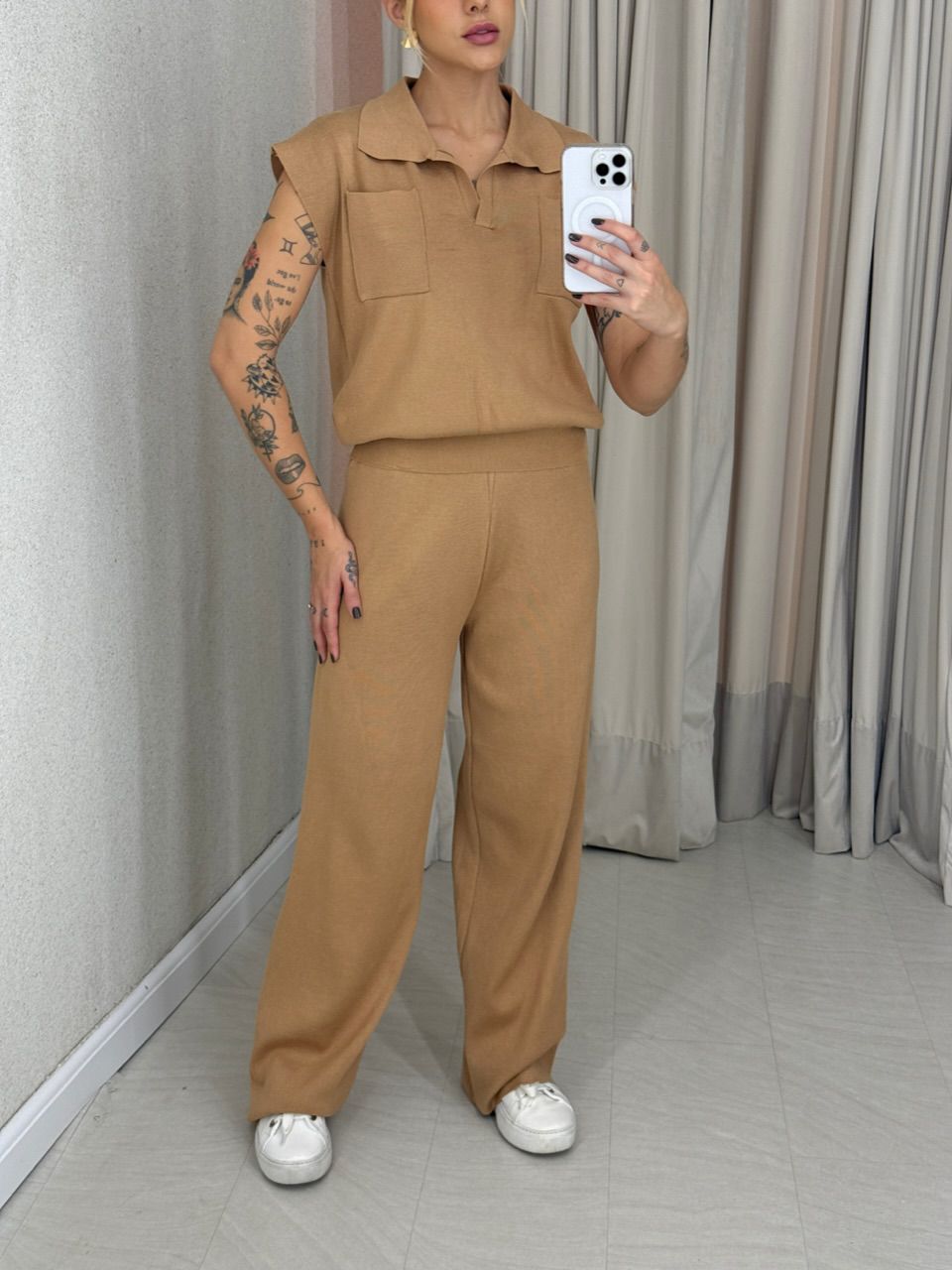 CONJUNTO MARA CALÇA NUDE