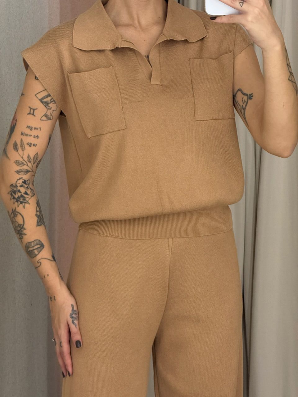 CONJUNTO MARA CALÇA NUDE