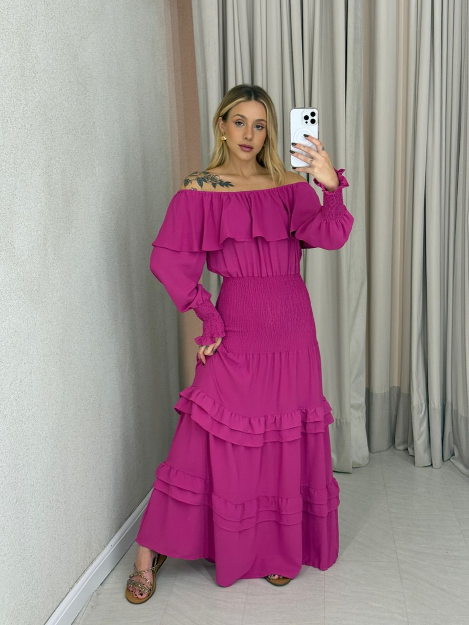 VESTIDO REGIANE LASTEX Pink