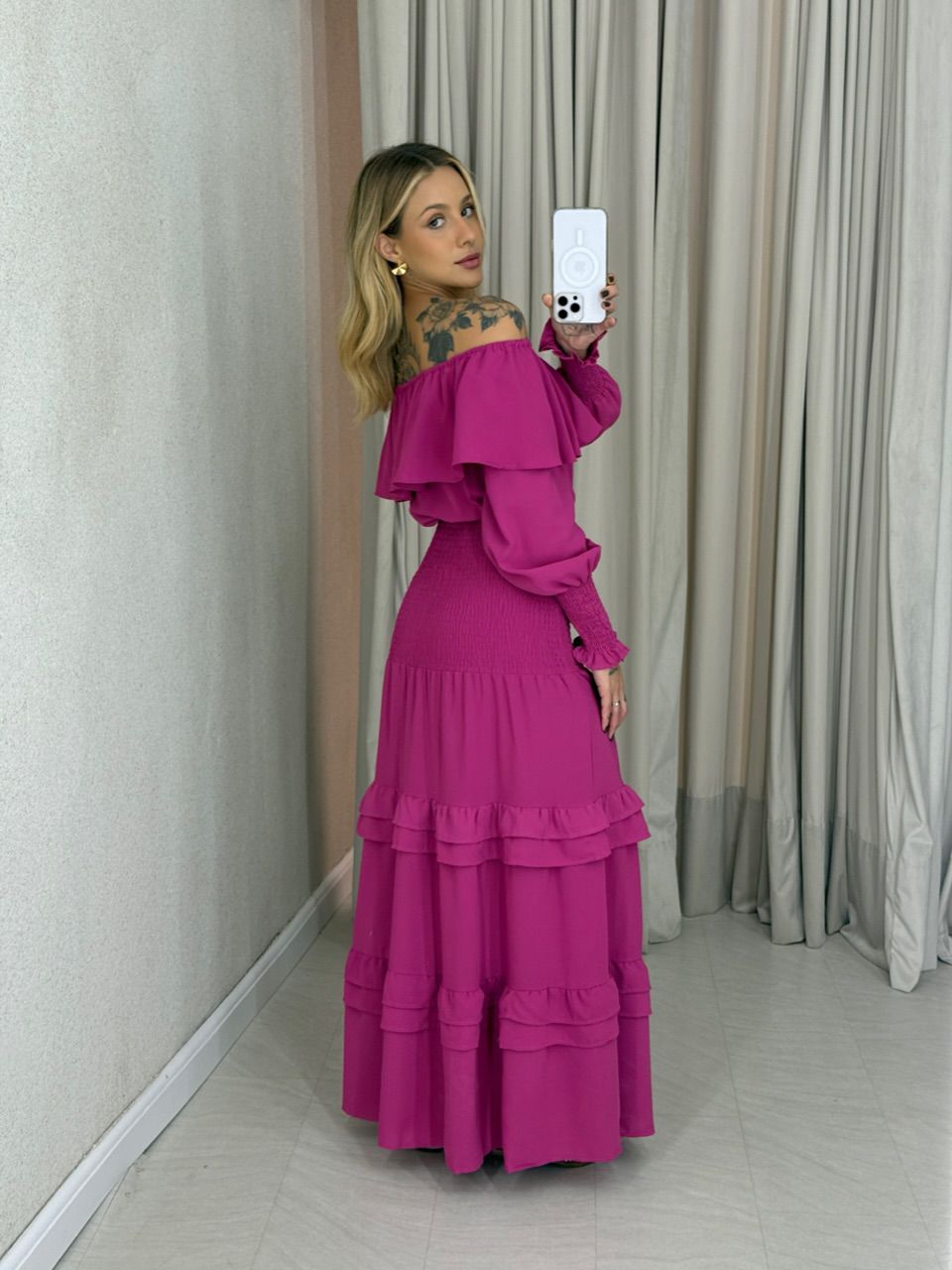 VESTIDO REGIANE LASTEX Pink
