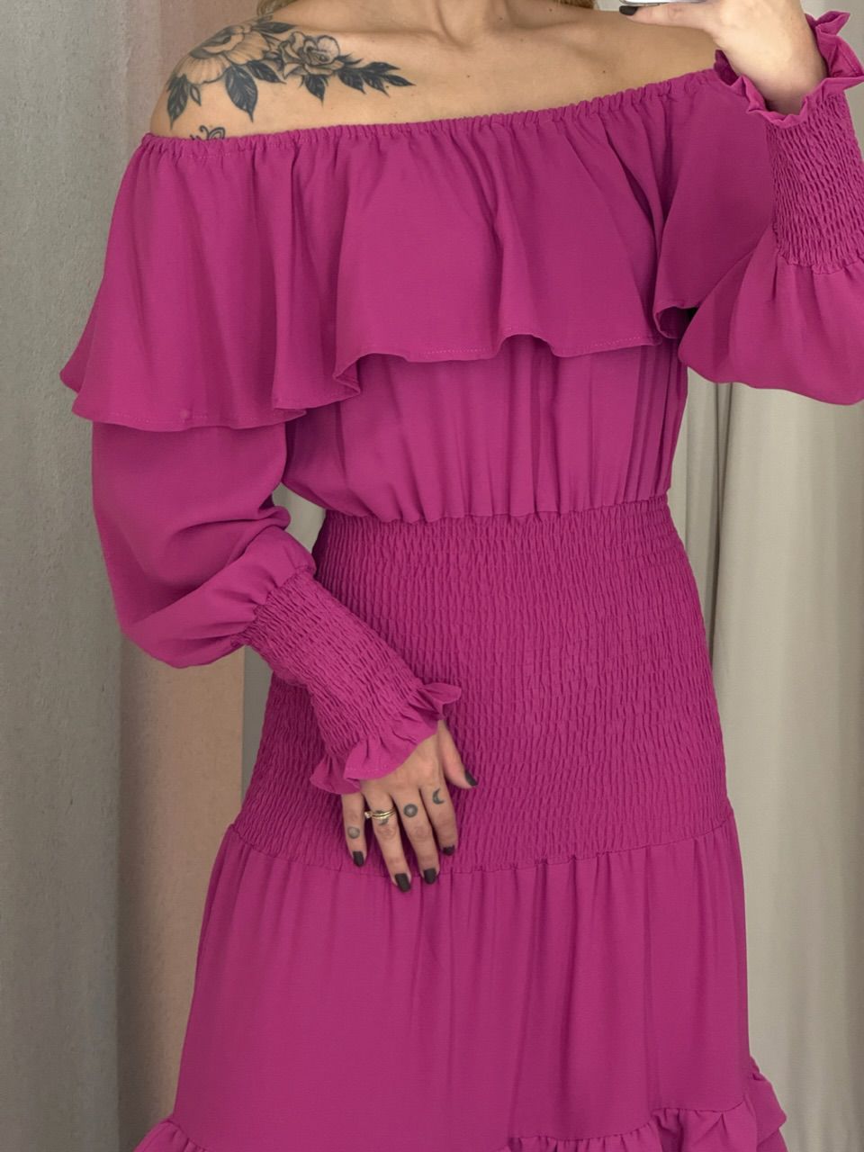 VESTIDO REGIANE LASTEX Pink