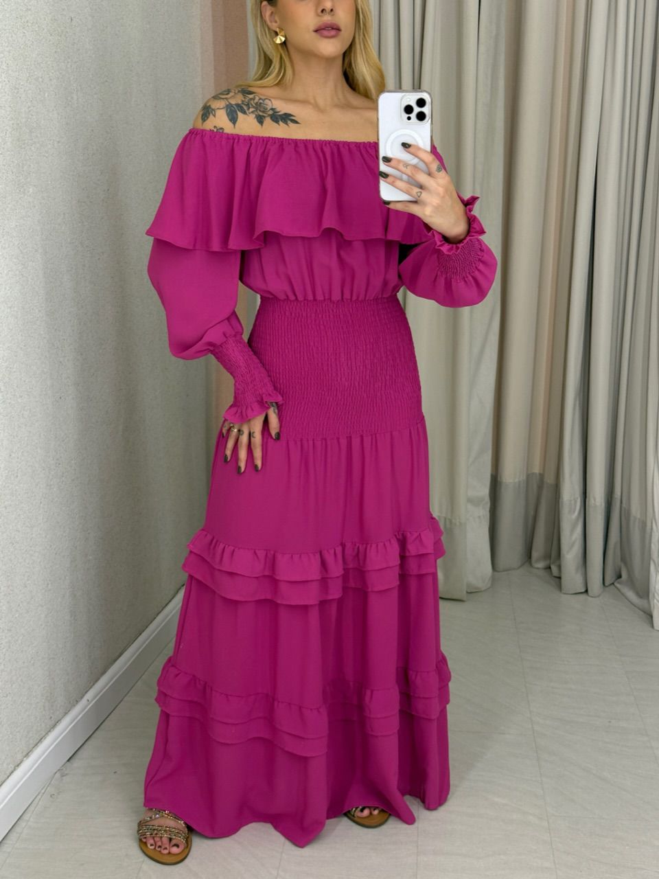 VESTIDO REGIANE LASTEX Pink