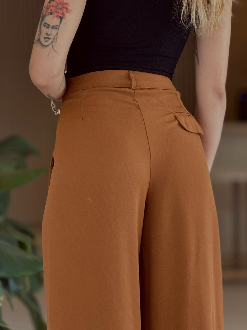 CALÇA INGRID PANTALONA FERRUGEM