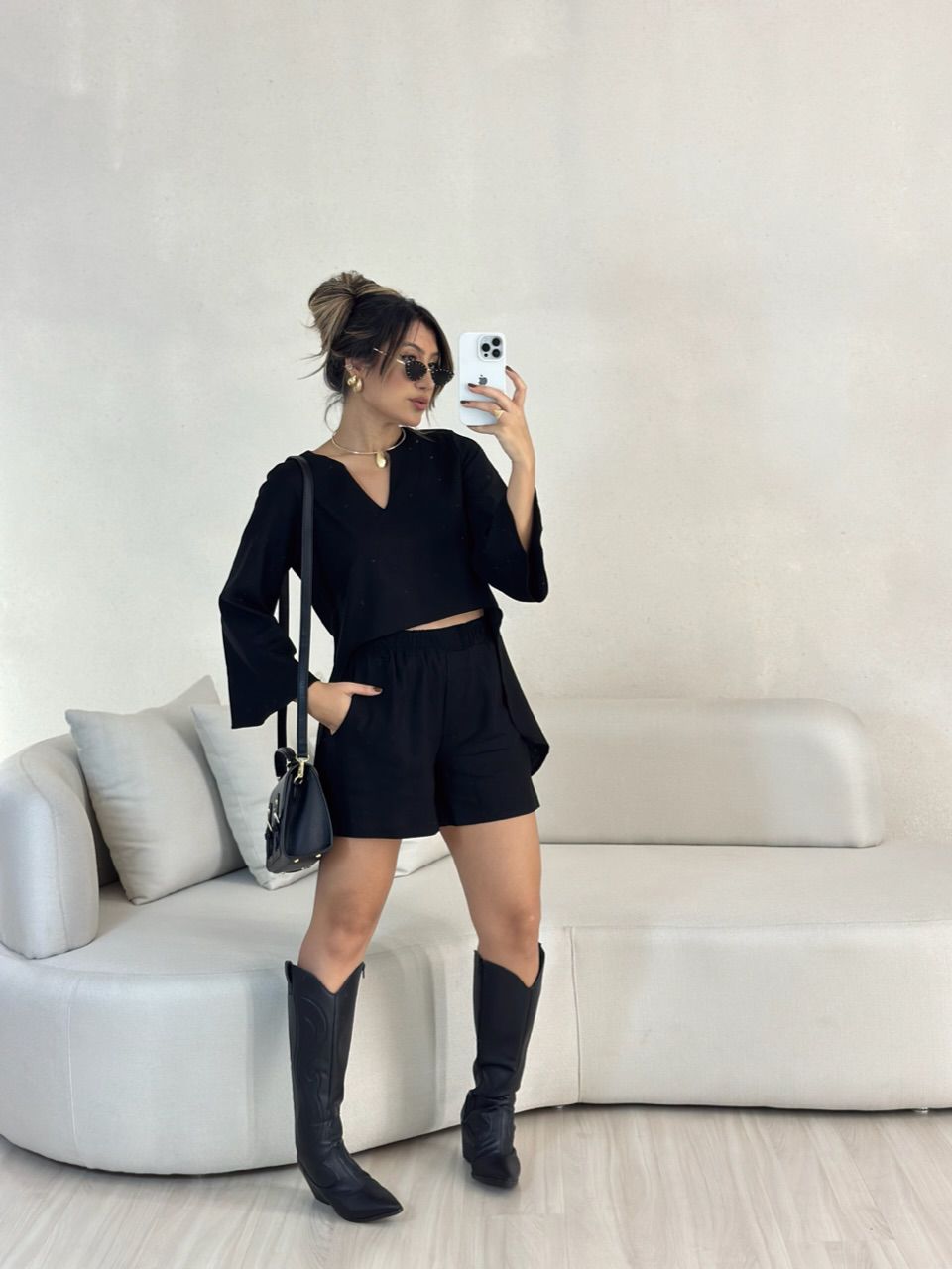 CONJUNTO RENATA BATA PRETO
