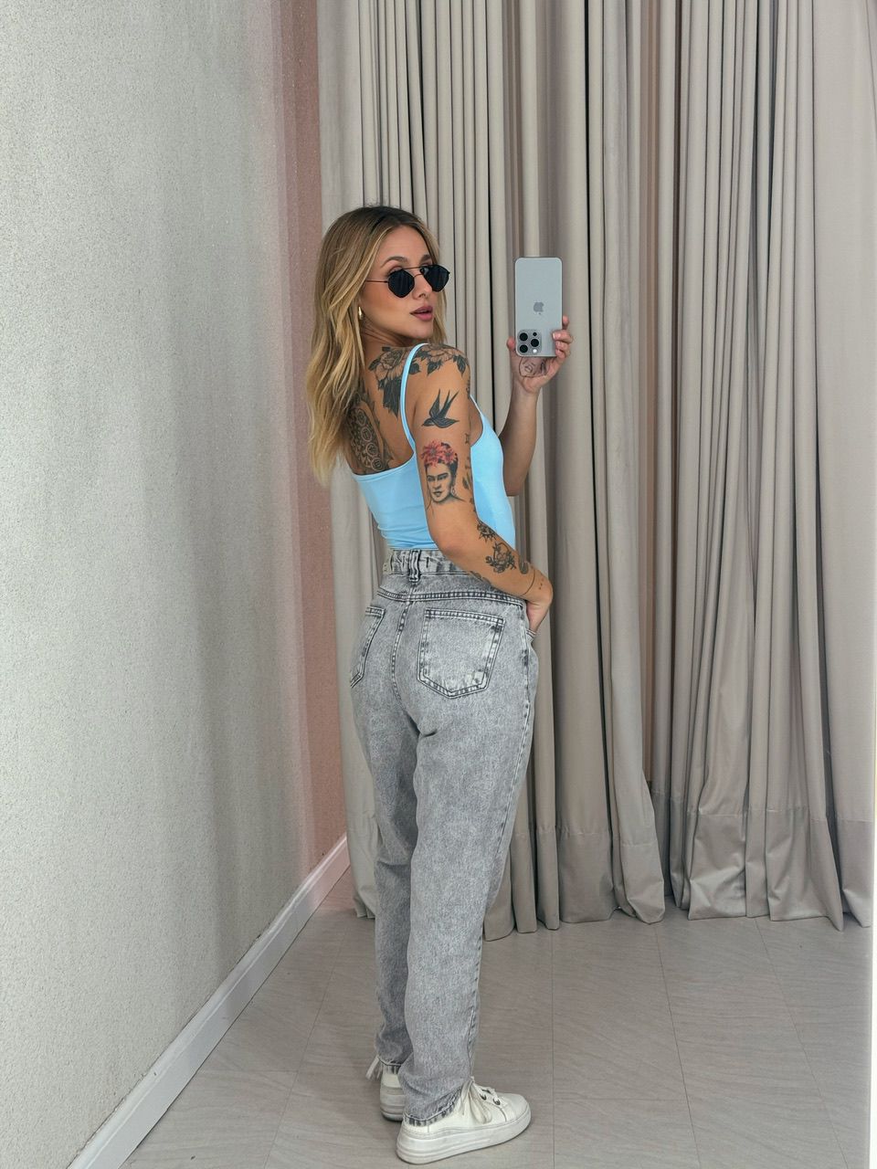 BODY ARIEL ALÇA BABY BLUE
