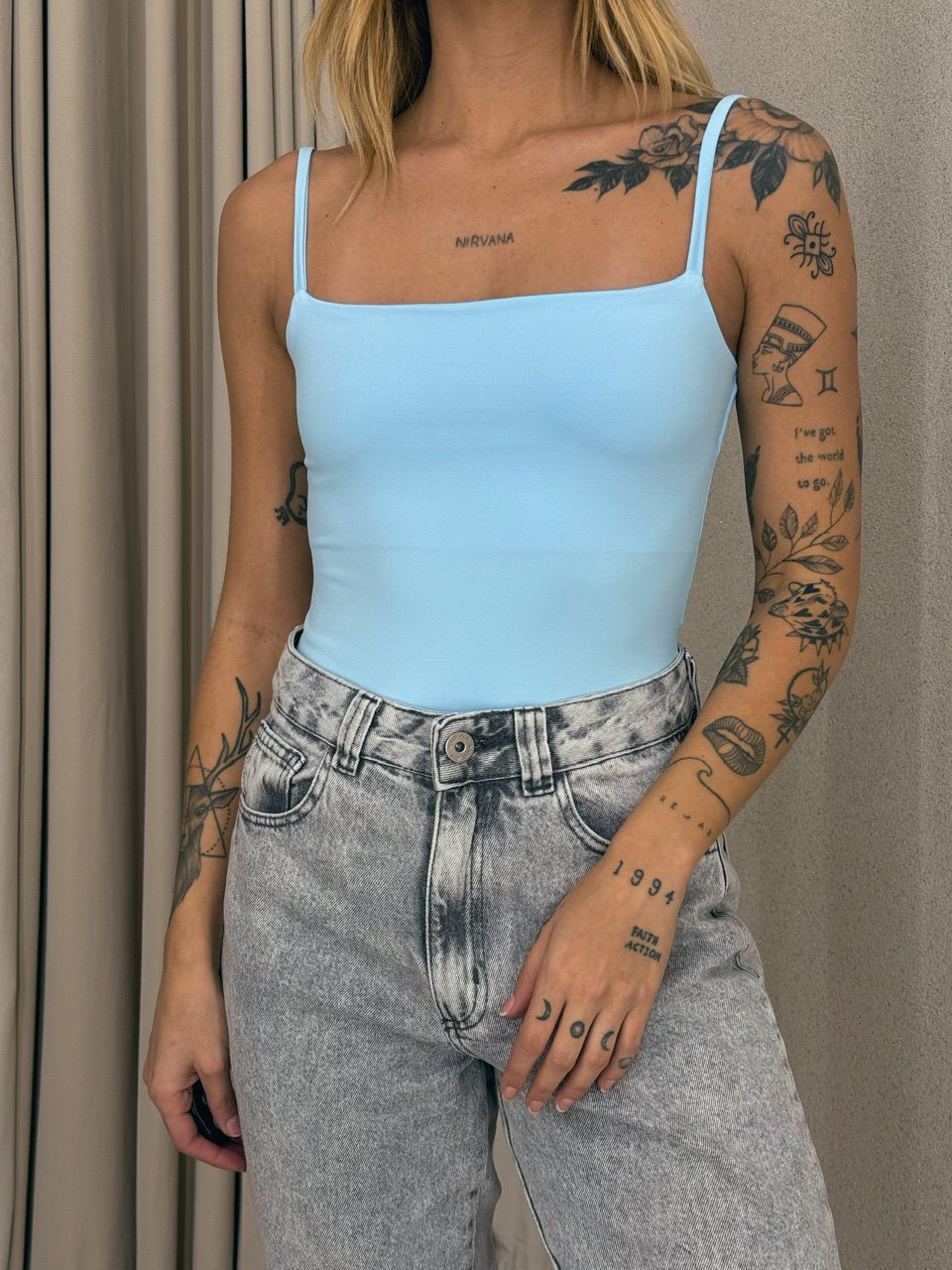 BODY ARIEL ALÇA BABY BLUE
