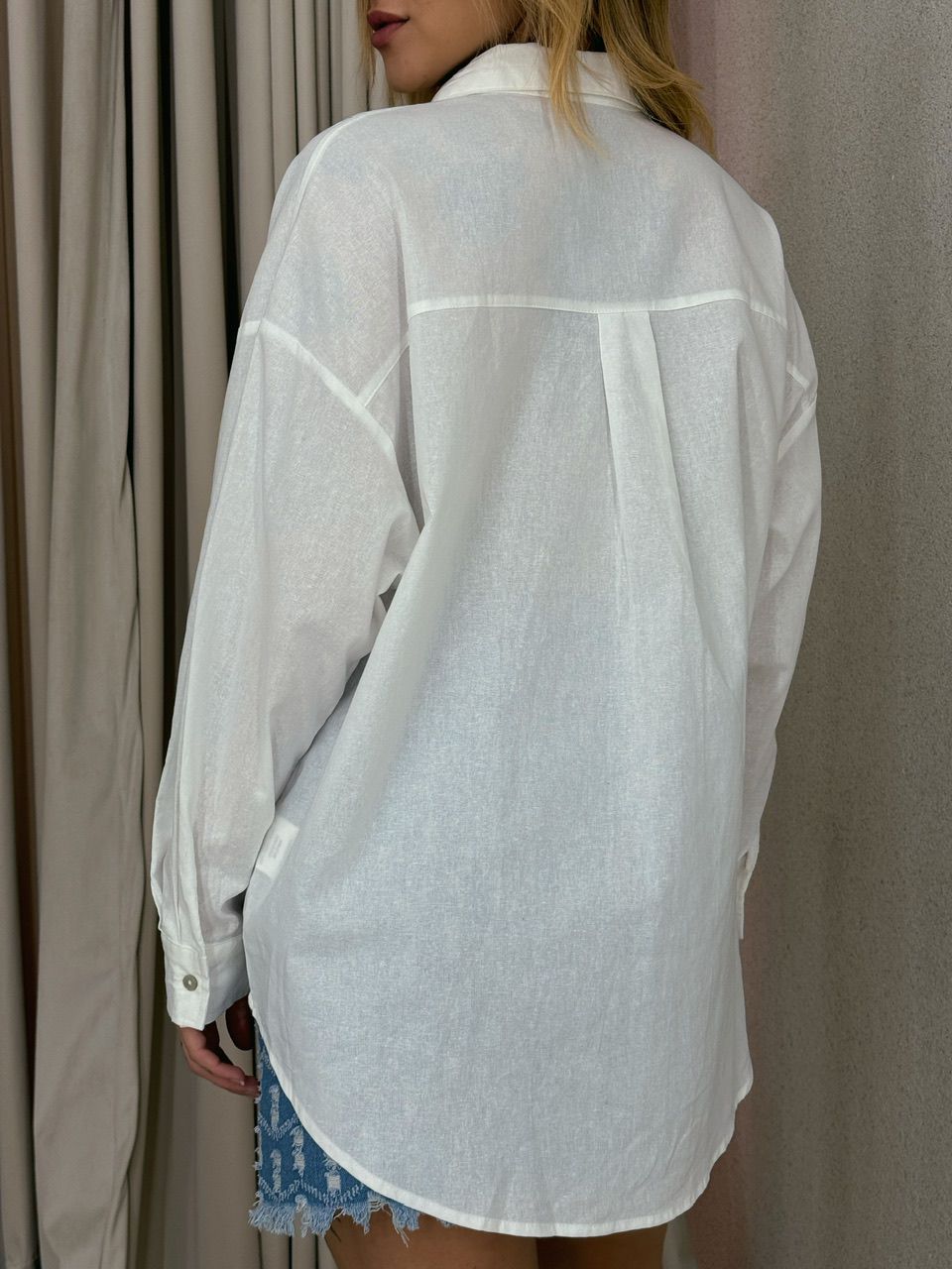 CAMISA PAOLA OVER OFF