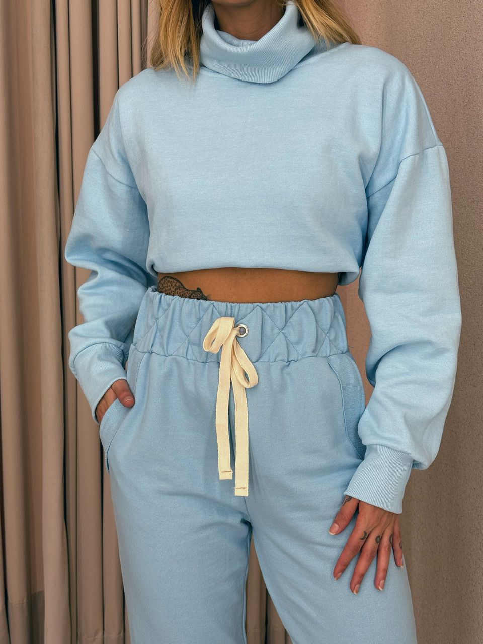 CONJUNTO JANE MOLETOM BABY BLUE