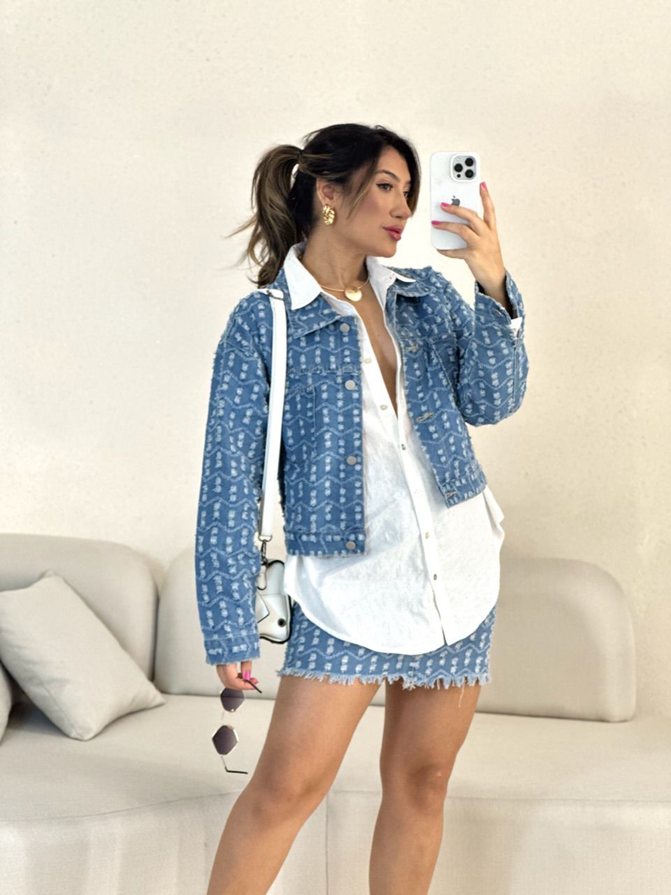 JAQUETA KAREN JEANS JEANS