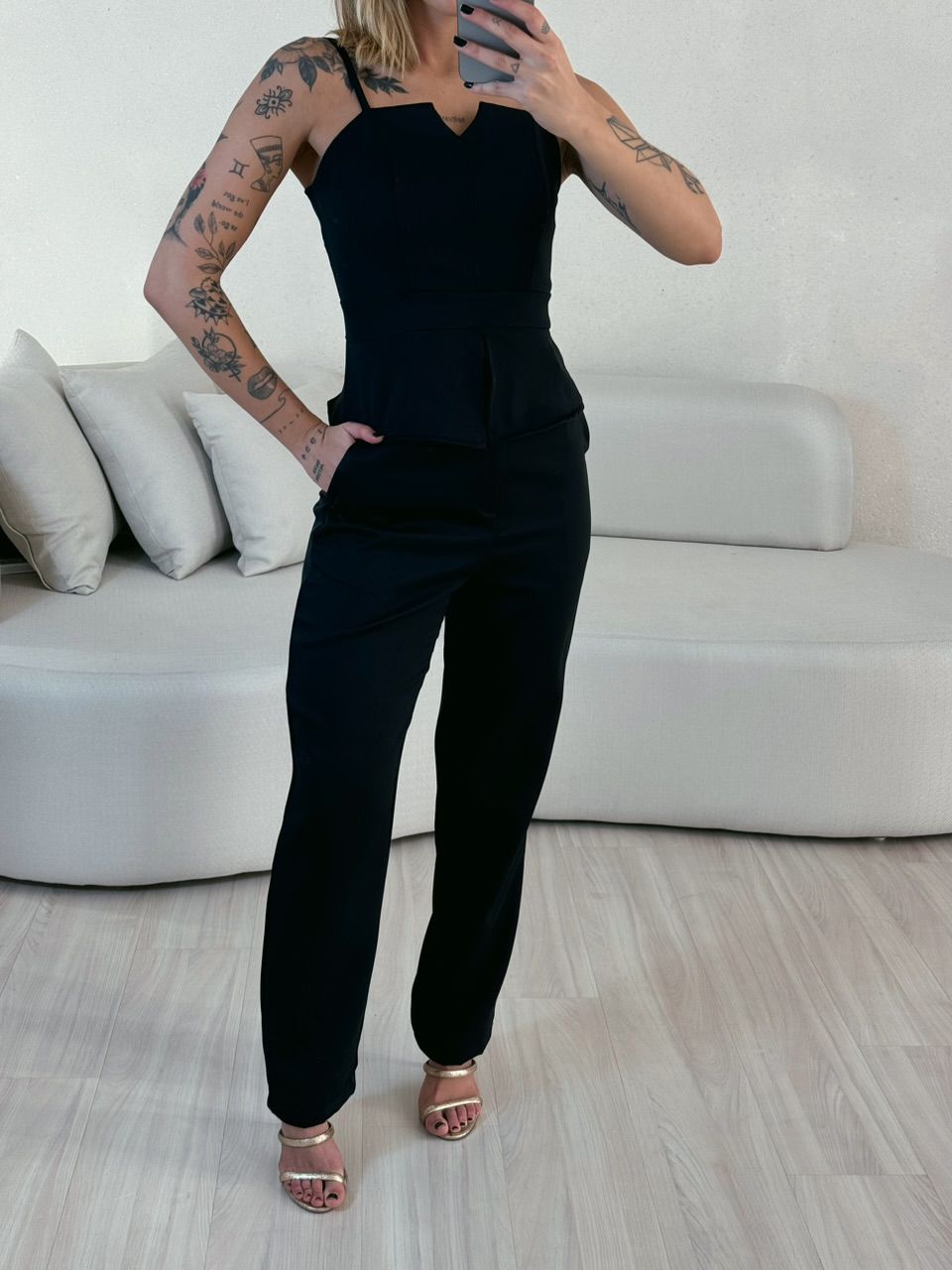 CONJUNTO SANDRA CALÇA PRETO