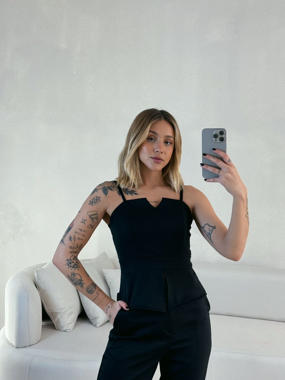 CONJUNTO SANDRA CALÇA PRETO