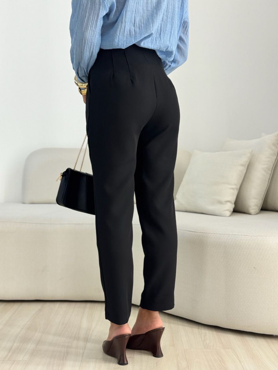 CALÇA CLARICE ALFAIATARIA PRETA