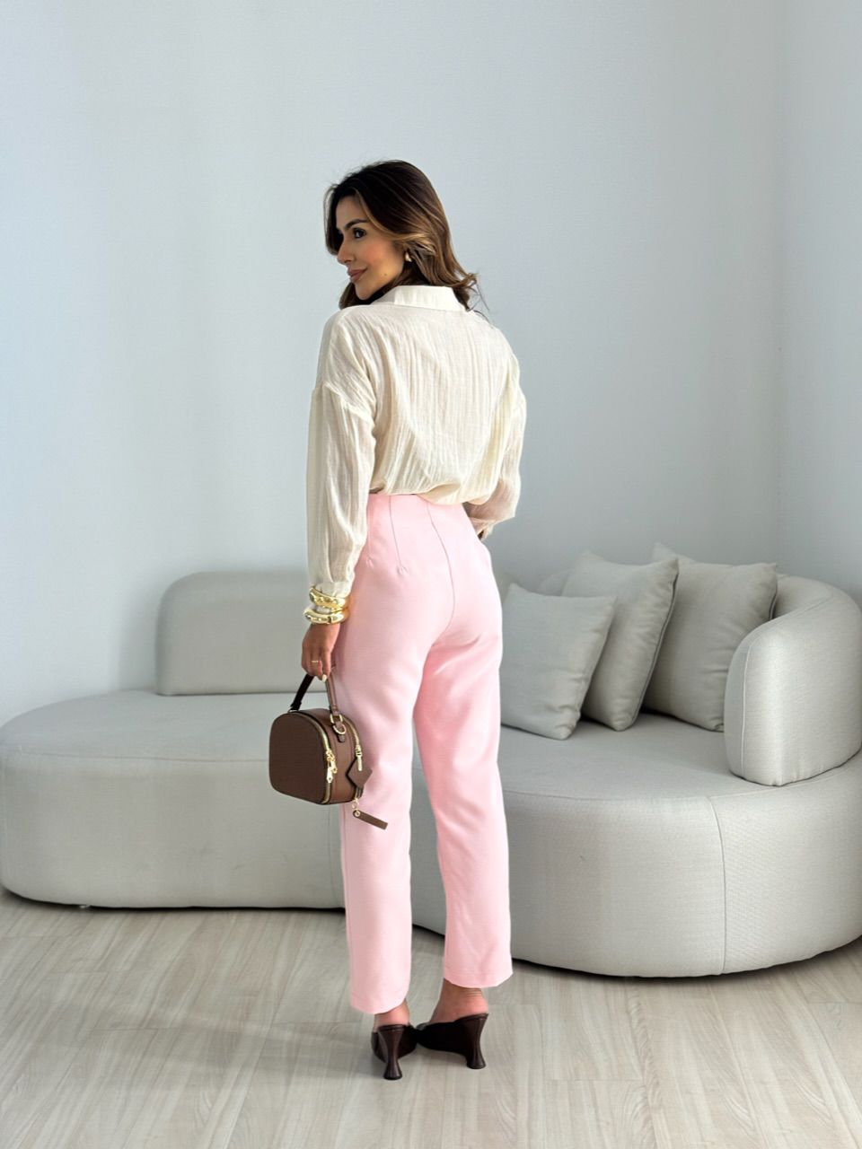 CAMISA CECILIA OVER AREIA