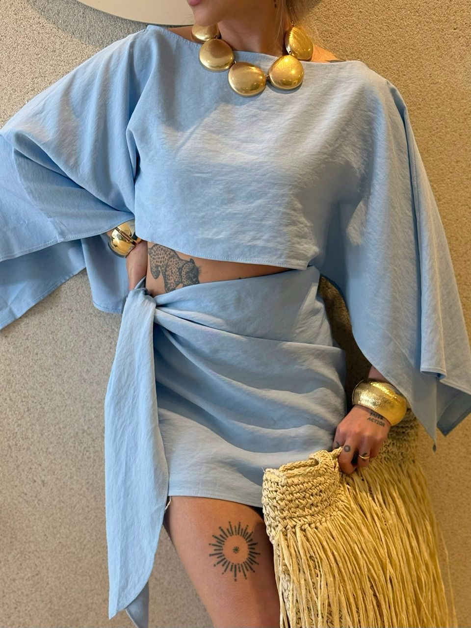CONJUNTO CLIO SAIA AZUL