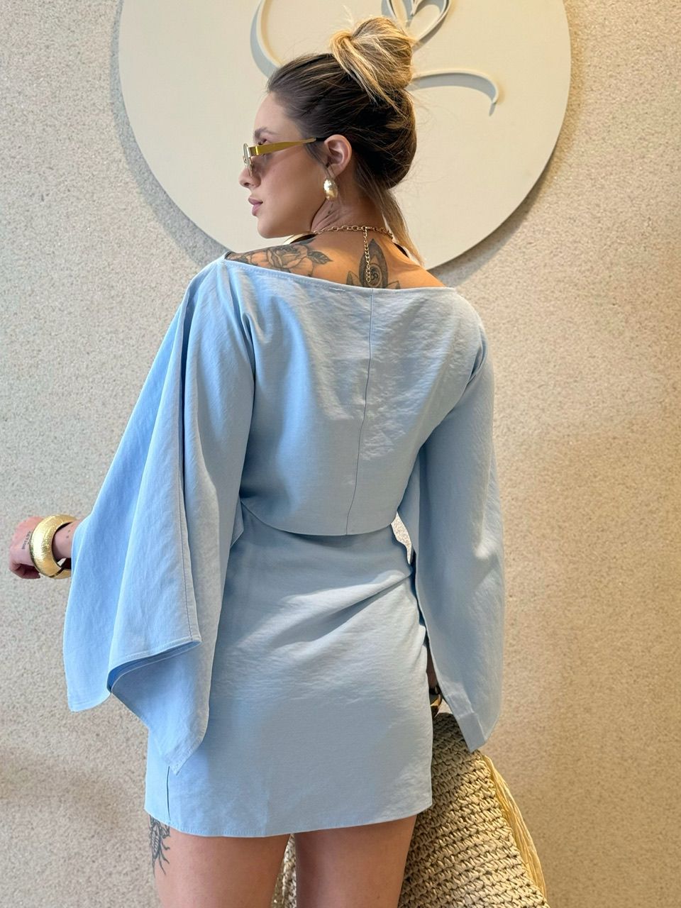 CONJUNTO CLIO SAIA AZUL
