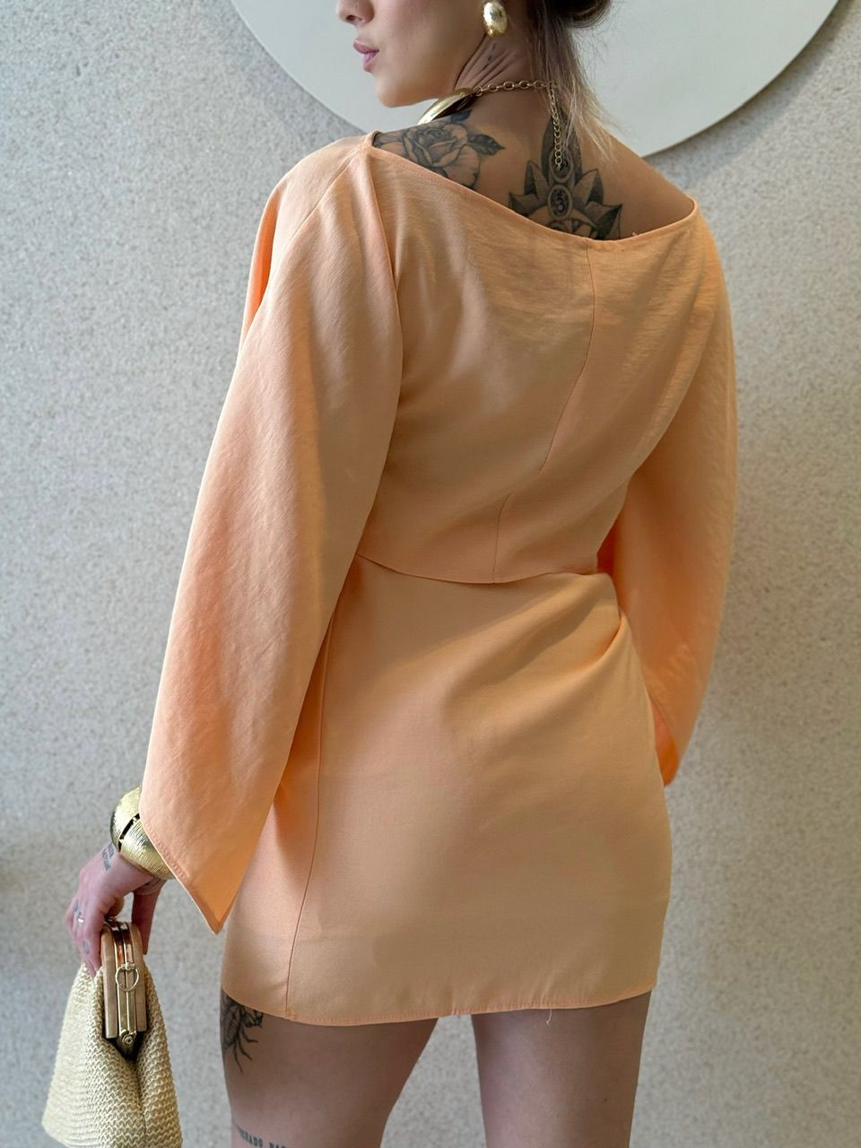CONJUNTO CLIO SAIA LARANJA