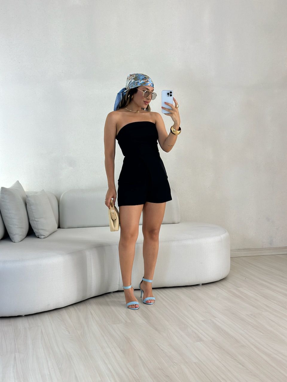 CONJUNTO BELLA TOMARA QUE CAIA PRETO
